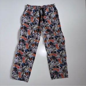 Disney Parks Mickey Mouse DJ Dance Party Sleep Lounge Pants Medium Cotton